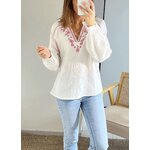 blouse en gaze de coton Soline