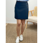 jupe courte bleu marine Lisette
