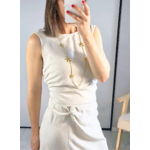 top sans manches beige Giulia