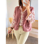 Gilet Lennon vieux rose
