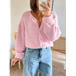 gilet Ezio femme rose chiné
