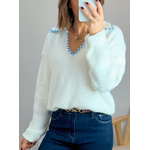 pull femme Augustin col polo