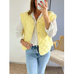 gilet sans manches jaune Flavio