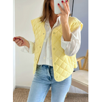 gilet Flavio jaune en coton
