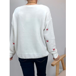 pull femme Birdy écru de dos