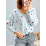 pull femme Birdy gris clair