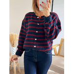 gilet ample rayé Amir