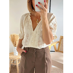 blouse femme Castille beige