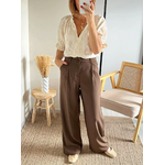 blouse manches courtes en dentelle Castille