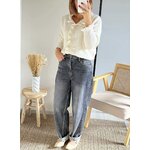 gilet Elly beige avec jean Soan