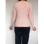 pull fin rose Mahé de dos