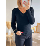 pull femme noir Mahé