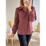 chemise femme Carline bordeaux