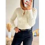 pull fin beige Mathis