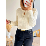 pull fin femme beige Mathis
