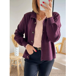 gilet femme prune Manolo