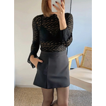 jupe-short femme noire Angela