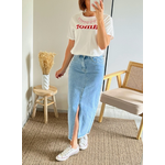 jupe longue en jean femme Suzie