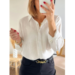 chemise Flore blanche unie