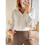 chemise unie blanche Flore