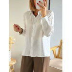 chemise femme Flore blanche