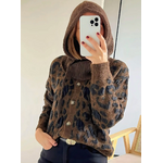 cagoule en laine marron Aglaé