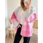 gilet doux femme Abel rose