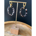 boucles doreilles motif léopard