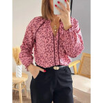 blouse rose brodée Amalia