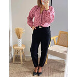blouse Amalia rose et jean Timéo noir
