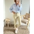 le jean harvey beige -1
