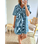 robe chemise Kety en denim rayé
