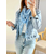 echarpe bandana Holly bleue