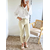 jean Harvey beige mom fit femme