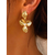 boucles d'oreilles Inaya femme en acier inoxydable