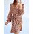 robe ambre femme imprimée