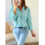 chemise rayée verte saint tropez