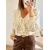 blouse femme Palma en dentelle beige