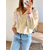 chemise jaune Margaux femme rayée