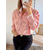 chemise rose rayée femme Léonie