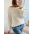 pull beige femme Molly col bardot
