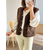 gilet Lennon marron choco sans manches