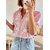 blouse femme Emma rose brodée