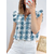 blouse à carreaux femme Gina