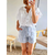 short Terry en denim bleu clair