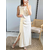 jupe longue beige femme Giulia