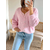 gilet rose clair Ezio femme