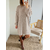 robe pull taupe Faustine