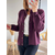 gilet prune col victorien Manolo