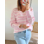 pull femme Adam rose rayé